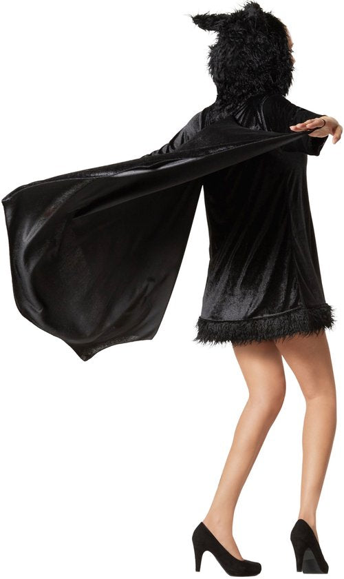 dressforfun - Damenkostüm schwarze Fledermaus - L - Kostüm Karneval - Halloween - Verkleiden - Partykleidung - Karnevalskleidung - Party - Partykleidung