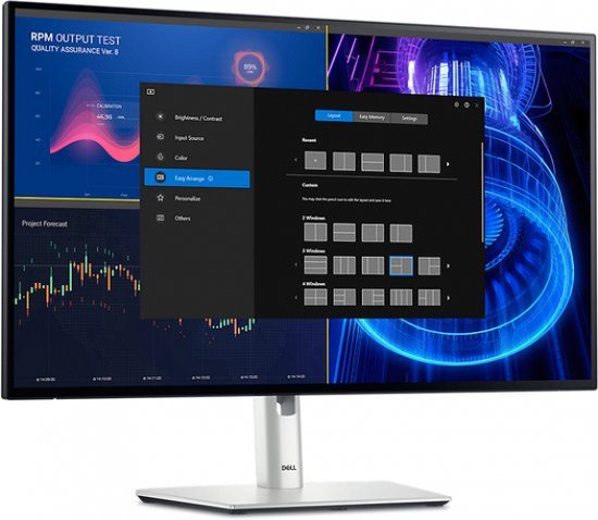 Dell UltraSharp U2724D – QHD-IPS-Monitor in Schwarz – DCI-P3 98 % – Infinity Edge – 120 Hz – 27 Zoll