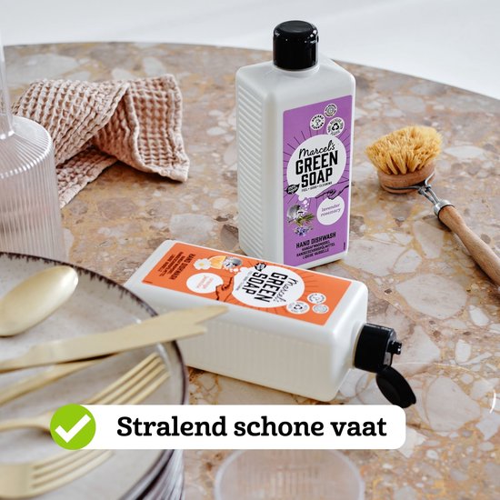 Marcel's Green Soap Spülmittel – Lavendel & Rosmarin – 6 x 500 ml