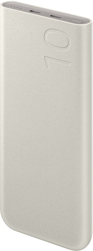 Samsung Schnellladegerät Duo Powerbank - 25W - USB-C - 10.000 mAh - Beige
