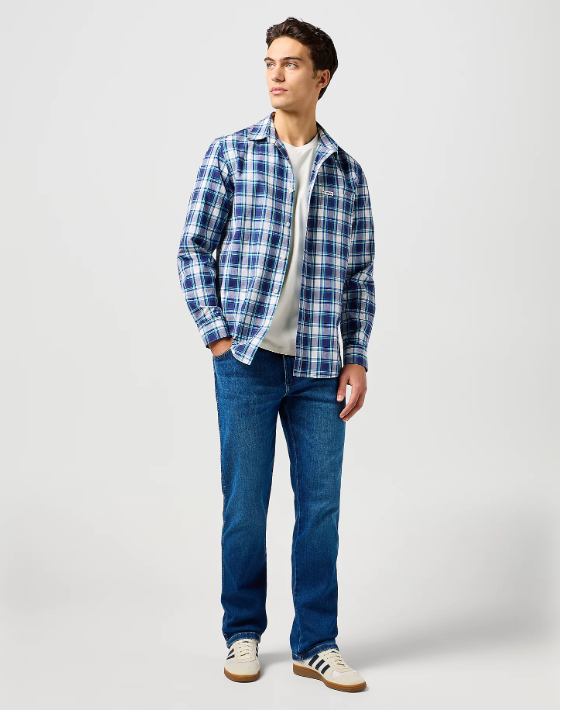 Wrangler Texas Medium Stretch Straight Jean - Grüner Ton - Größe 30×32