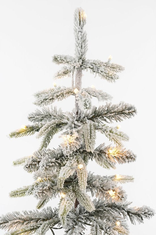 Black Box Trees Kunstweihnachtsbaum mit Beleuchtung sowie Timer- und Dimmfunktion – H 155 x Ø 48 cm – Grün