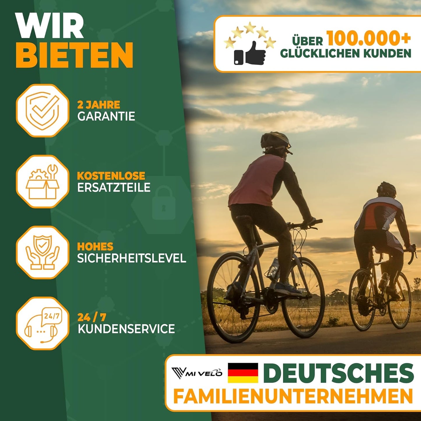 MIVELO Fahrradschloss - Faltbar - Mit Geheimfach für AirTags - 90 cm - 19,5 x 7 x 4 cm