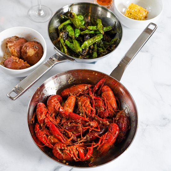 Saveur Selects - Voyage Bratpfannenset - Ø20 & Ø25 cm - Dreischicht-Edelstahl - PFAS-frei - Induktion - Spülmaschinenfest