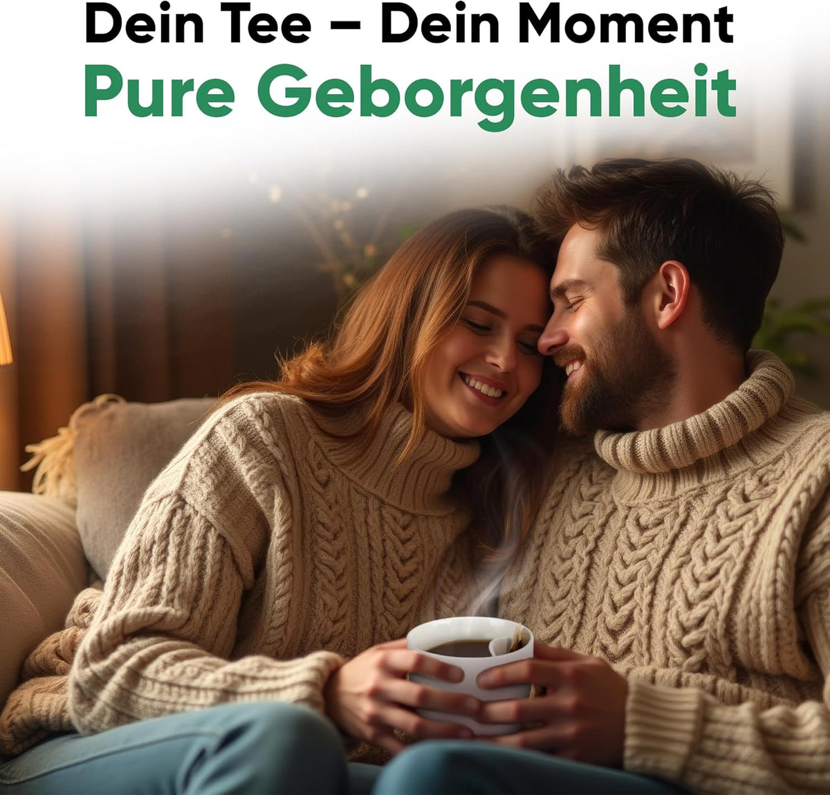 Neighbour's Friend Patentierte Teetasse weiss mit Beutelablage I Keramik Tasse groß 325ml I Teebecher Steingut I Keramiktasse für Tee I Spülmaschinengeeignet Teetassen I Modernes Design für Teetrinker