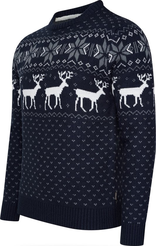 Cappuccino Italia - Norweger-Pullover für Herren - Blau - Größe L