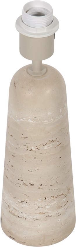 Anne Lighting - Tischleuchte - Travino - Creme - Stein - Ø 10cm - E27 - 4401CR