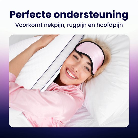 Soulsnooze® Memory Foam Pillow Dawn- 100 Nächte Probeschlaf - Individuelles Design - Nackenschmerz-Kissen - Geeignet für Rücken-, Seiten- und Bauchschläfer - Zerkleinerter Memory Foam - 40x80cm