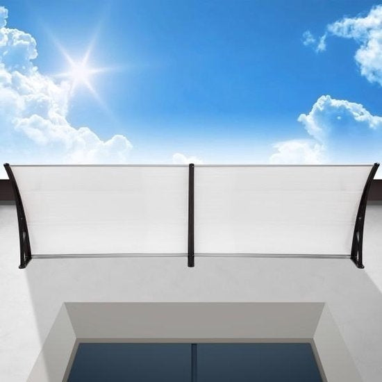 tectake - Türvordach - Schutztürvordach - Polycarbonat - 300 cm breit - 401267