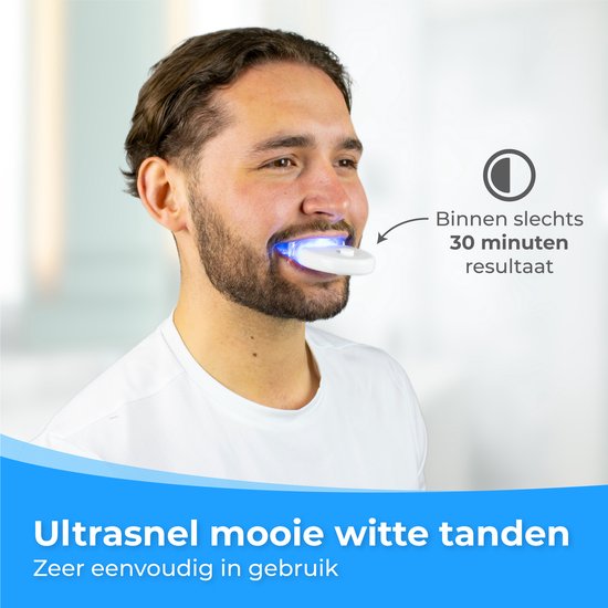 Nuvance - Zahnweiß-Kit - 5 Spritzen ohne Peroxid (0%) - Zahnaufheller - Zahnweiß-Kit - Weiße Zähne