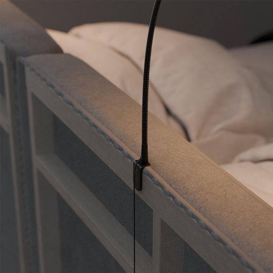 Nolt Leselampe für das Bett - Nachtlicht dimmbar - 2 Bettlampen - Bettlampe für das Schlafzimmer - Leselampen für das Kopfteil - Leselampe für Erwachsene