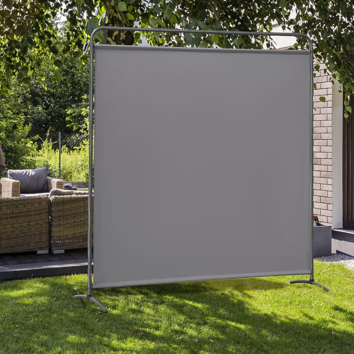 Angel Living Faltwand - 1 Paneel - 163 x 177 cm - Grau