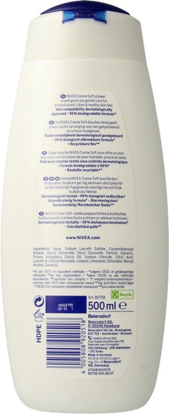 Nivea Duschcreme Soft 500 ml