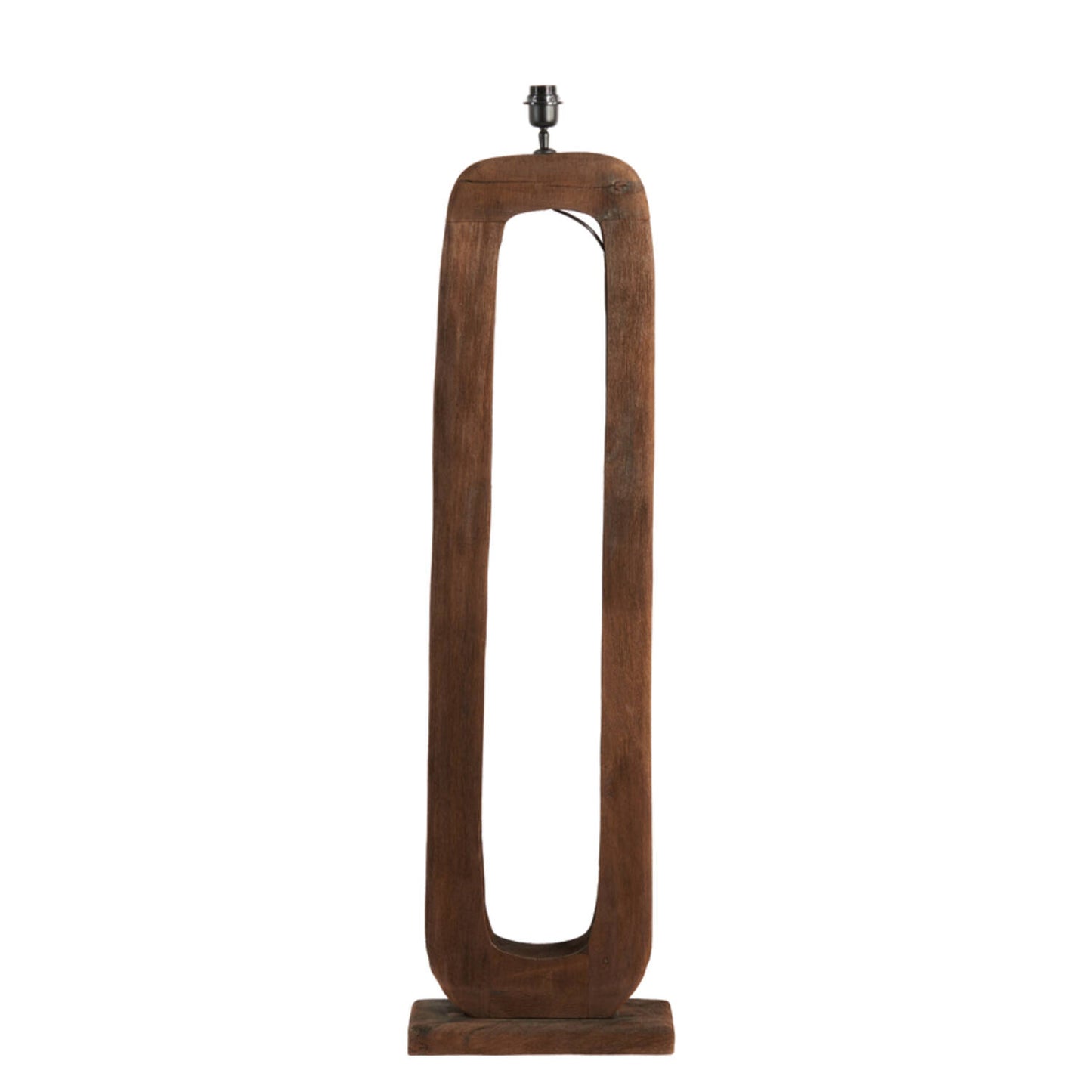 KelAfo Stehlampe – Holz – 38 x 12 x 125 cm – Schokoladenbraun