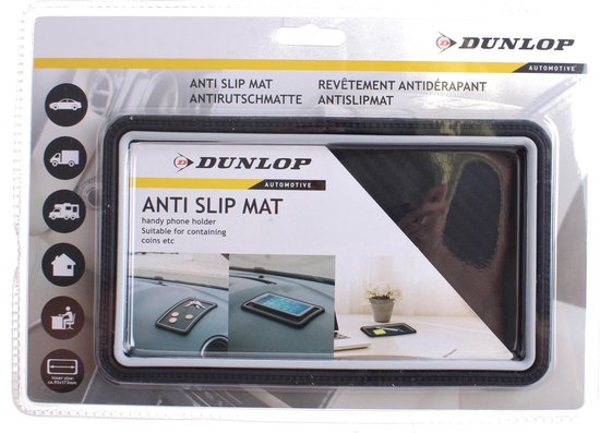 Dunlop Anti-Rutsch-Matte 20 X 11 cm Schwarz