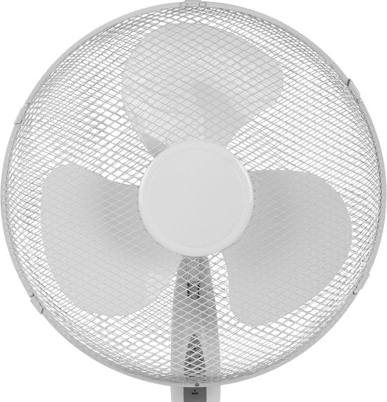 Standventilator 40 cm - Mit Fernbedienung & Timer - 3 Geschwindigkeiten - Höhenverstellbar - Tristar VE-5898 - Weiß