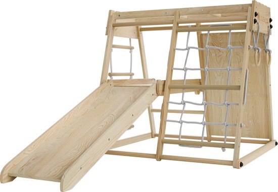 Mini-Spielplatz für Kinder - Mit Rutsche - Natürliche Spielgeräte