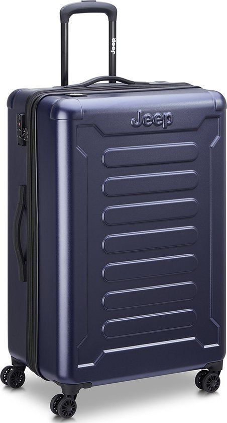 Delsey JH004C 76 cm erweiterbarer Reisekoffer – Blau