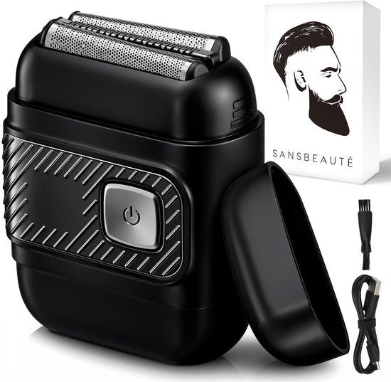 Sansbeauté® Foil Razor Double Knife - Rasierapparat für Männer - Elektrischer Rasierer - Kopfrasur - Fade
