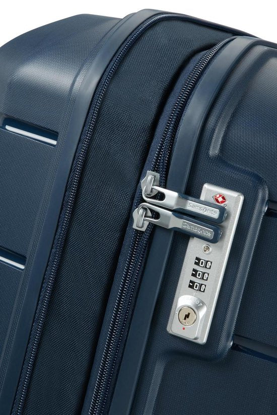 Samsonite Reisekoffer - Flux Spinner 68/25 Expandable (Medium) Marineblau