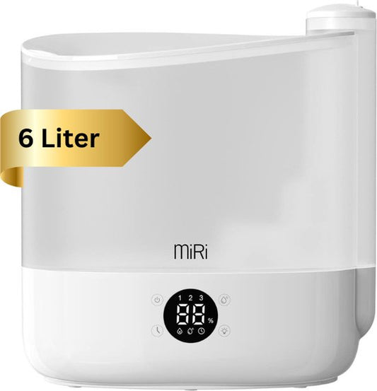 MiRi Nebula - Luftbefeuchter - Luftbefeuchter - 6L - Ionisator - 60m² - Ultraschall - Touch-Steuerung - Aromatherapie