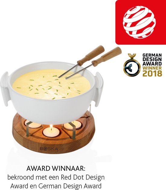 Boska Candlelight Fondue Twinkle - Für 1.200g Käsefondue - 1,6 Liter