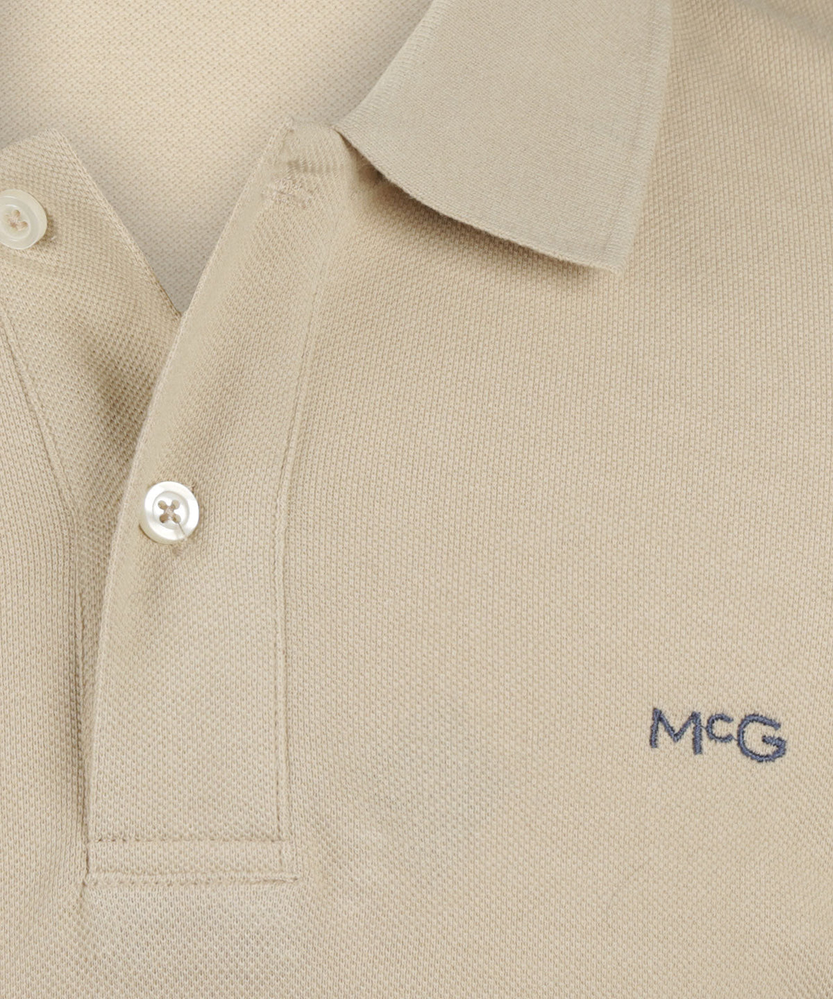 McGregor Classic Polo, Regular Fit – 100 % Baumwolle – Kurzarm – Sand – Größe M