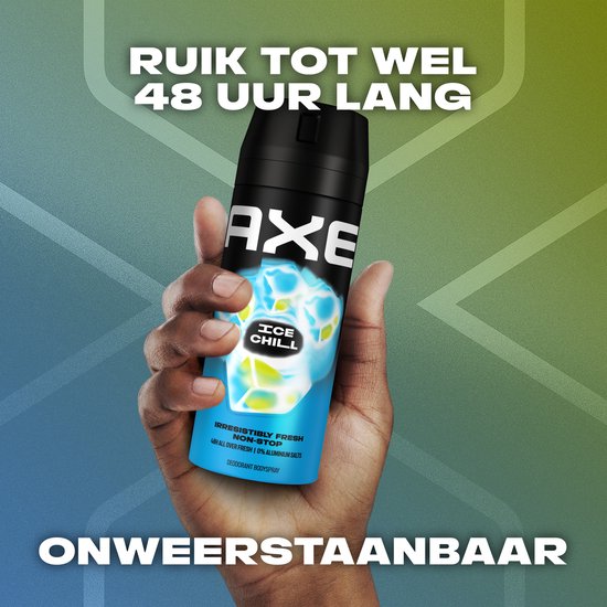 AXE Deodorant Bodyspray – Ice Chill – mit einem unwiderstehlichen Duft – 150 ml