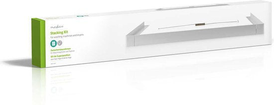 Nedis Universal-Stapelset für Waschmaschine und Wäschetrockner – Universal – 605 mm – Weiß