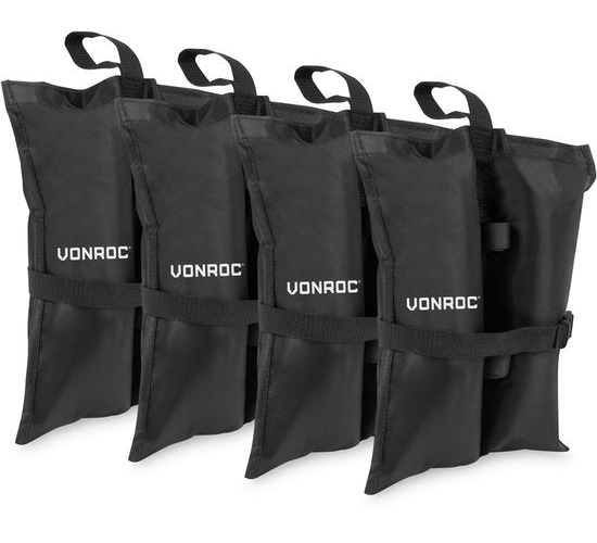 VONROC Sandsäcke - für Partyzelte - 4er Set