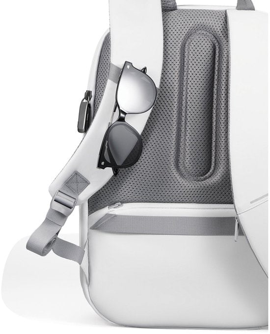 XD Design Anti-Diebstahl-Rucksack / Laptop-Tasche - 15,6 Zoll - Bobby Edge - Beige