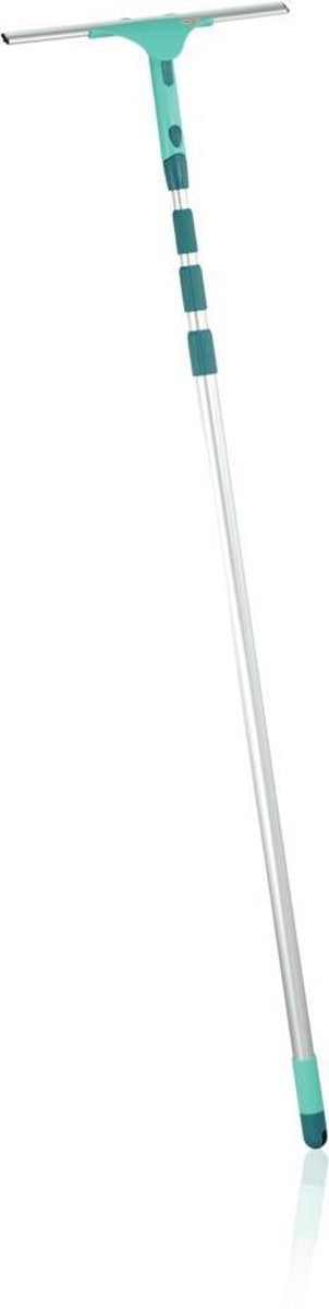 Leifheit - Powerslide-Rakel 40 cm mit Teleskopstiel 160-415 cm - und Mikrofaserbezug - Click System