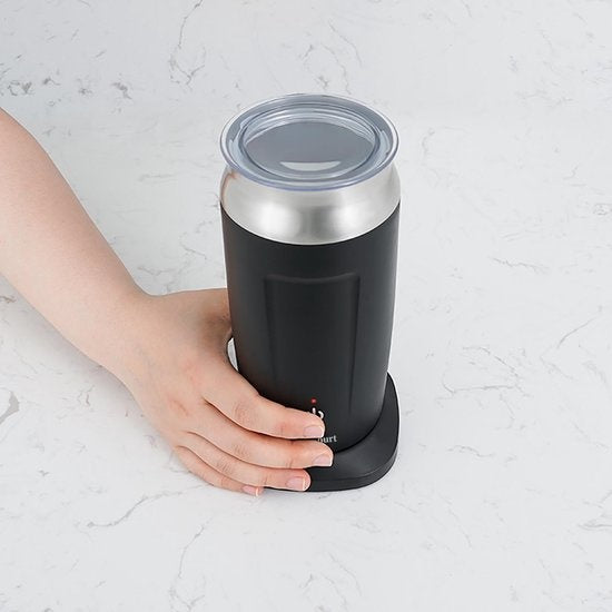 Safecourt Kitchen Milchaufschäumer - Elektrischer Milchaufschäumer - Schwarz - 4-in-1 - Einfach zu bedienen - 500W - BPA-frei