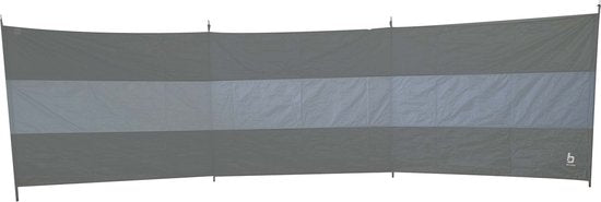 Bo-Camp – Windschutz – Brendan – 3 Fächer – Grau/Anthrazit