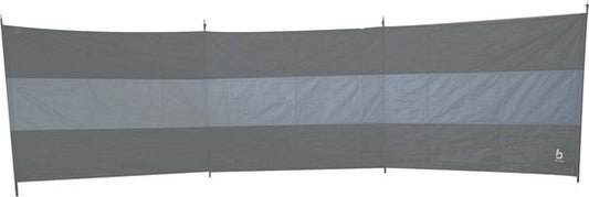 Bo-Camp – Windschutz – Brendan – 3 Fächer – Grau/Anthrazit