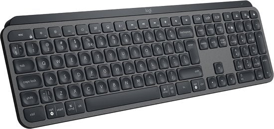 Logitech MX Keys for Business – Tastatur – Kabellos – QWERTY ISO – Grau
