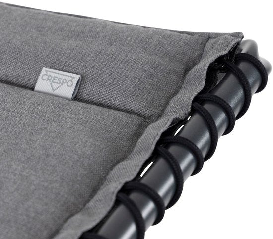 Crespo – Fußhocker für Liege – AP/306 – Tex-Comfort – Hellgrau