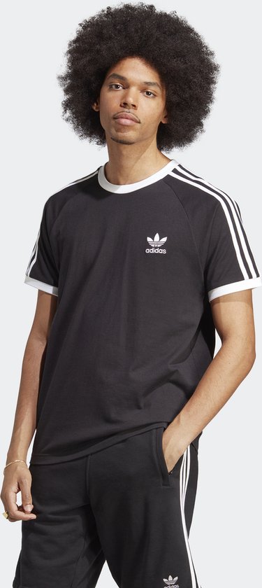 adidas Originals Adicolor Classics 3-Stripes T-Shirt – Herren – Schwarz – M