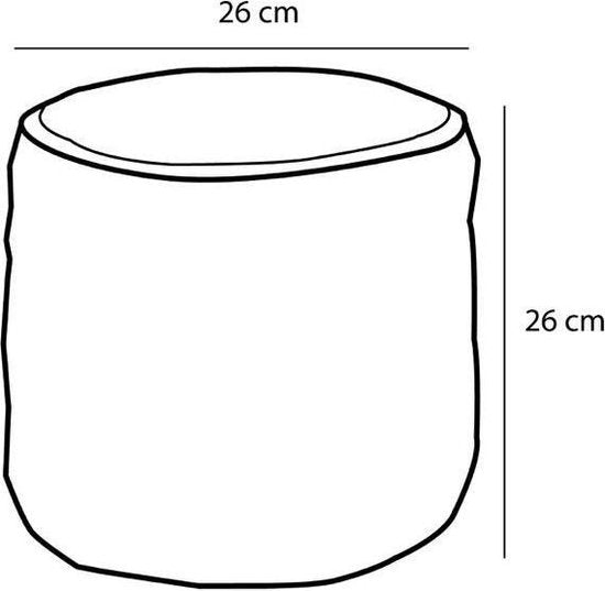 Mica Decorations Avalon Pflanzkorb - 3er-Set - H31 x Ø30 cm - Seegras - Hellbraun