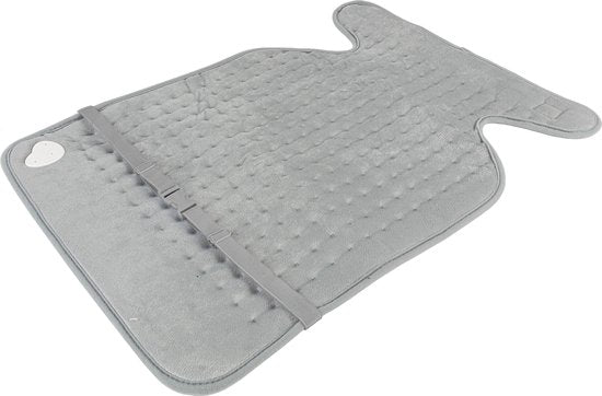 Tomado THP0603G - Elektrisches Wärmekissen - 60 x 40 cm - Geeignet für Nacken, Schultern und Rücken - Grau
