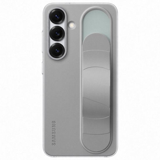 Samsung Galaxy S25 Hülle – Standing Grip Case – Grau