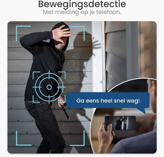 Gologi Homestation Sicherheitskamera Wireless Outdoor - Mit Nachtsicht - WIFI Kamera - Sicherheitskamera - Wiederaufladbar - 2K Ultra HD - 128G Homestation - Set von 2 + Station