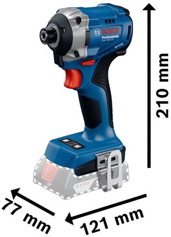 2-teiliges Werkzeugset 18 V GSB 18V-25 + GDR 18V-215 (2 × 4,0 Ah) – BOSCH Professional – 0615A5008D