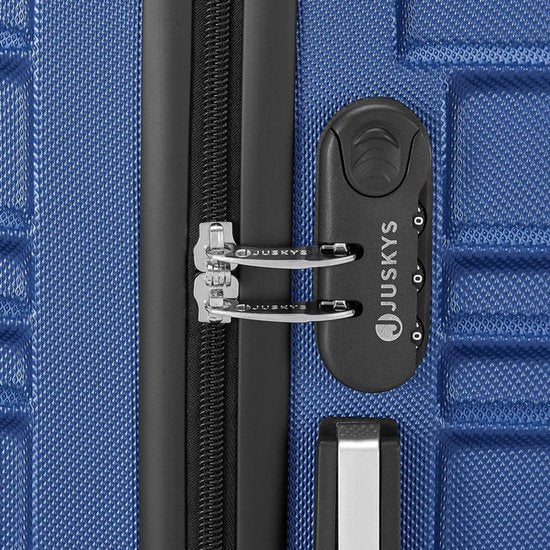 Hartschalenkoffer Set Rom - 3-teilig - ABS - Blau