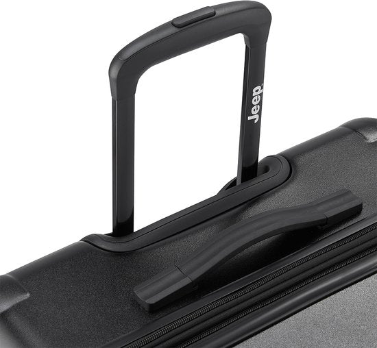 Jeep-Koffer Extra Large 80 cm, erweiterbar, schwarz