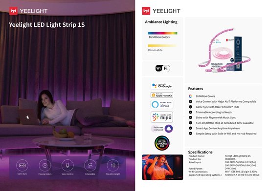 Yeelight Lightstrip 1S YLDD05YL