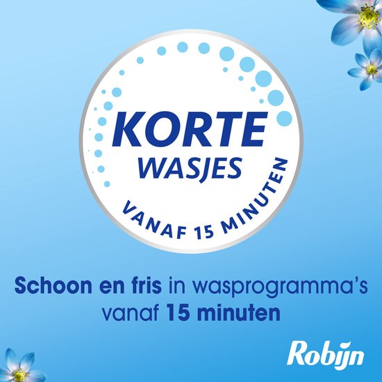 Robijn Advanced Quickwash Flüssigwaschmittel Morning Dew 22 Waschgänge 837 ml