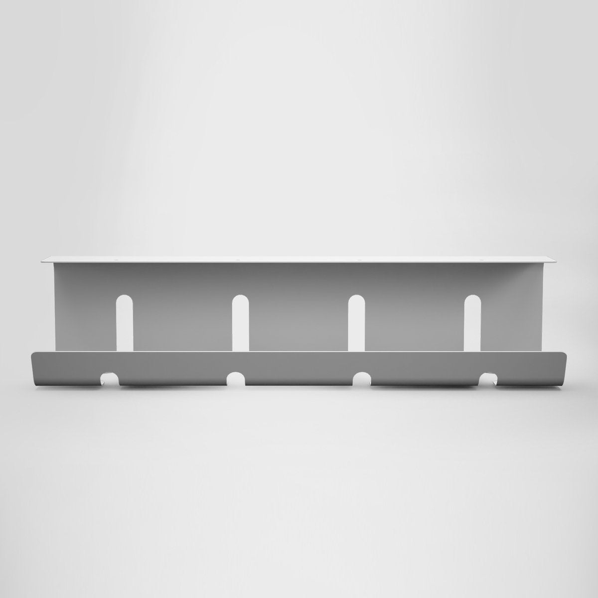 Stilemo Cable Tray Desk - Kabelhalter 43 CM - Kabelorganisator 5 KG Tragfähigkeit - Weiß