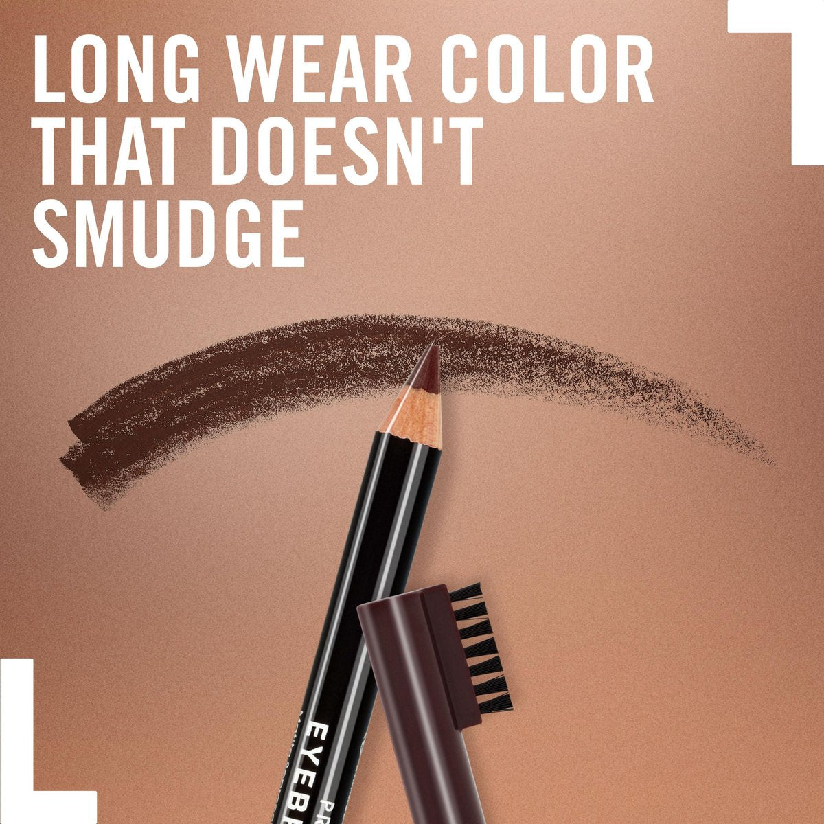 Rimmel London Professional Augenbrauenstift – 001 Dark Brown – 1 g – mit Kamm – wischfest