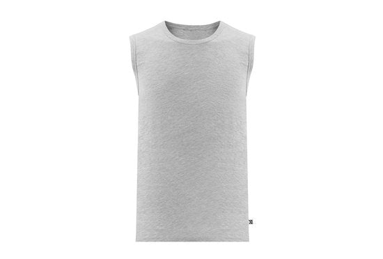 Milanoro - M - Ärmelloses T-Shirt - Hellgrau